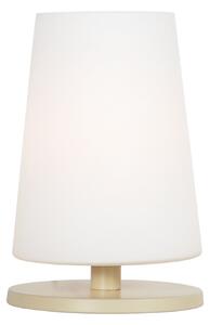 Steinhauer Lampa de masă Ancilla, crem, înălțime 26 cm, metal, sticlă, E27, Alb, Camera de zi / sufragerie, Sticlă