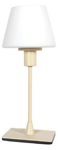Steinhauer Lampa de masă Ancilla, crem, înălțime 33 cm, metal, sticlă, E14, Alb, Camera de zi / sufragerie, Sticlă