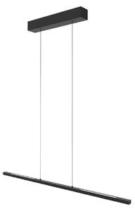 Steinhauer Lampă suspendată LED Bande, sus/jos, negru, 120 cm, CCT, dimabil, reglabil, Negru, Camera de zi / sufragerie, Metal, Modern