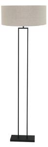 Steinhauer Lampadar Stang, negru/in nisipiu, înălțime 160 cm, E27, Negru, Camera de zi / sufragerie, Metal, Modern