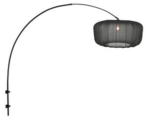 Steinhauer Aplică de perete Sparkled Light 4410ZW, negru/nylon negru, E27, Negru, Camera de zi / sufragerie, Metal, Modern