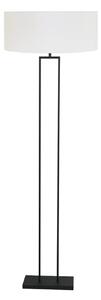 Steinhauer Lampadar Stang, negru/pânză albă, înălțime 160 cm, E27, Negru, Camera de zi / sufragerie, Metal, Modern
