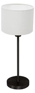 Mexlite Lampa de masă Noor, negru/in alb, înălțime 50 cm, E27, Negru, Camera de zi / sufragerie, Metal