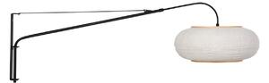 Steinhauer Aplică de perete Elegant Classy, negru/gri in, lemn, Negru, Camera de zi / sufragerie, Metal