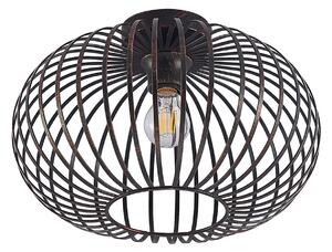 Plafoniere Lindby, Rosalea, reglabil, Negru, Camera de zi, Metal, Modern