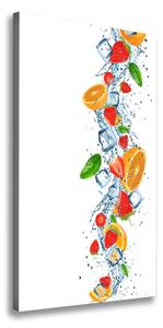 Imprimare tablou canvas Fructe și gheață