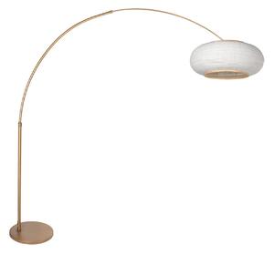 Steinhauer Lampadar curbat Sparkled Light, bronz/in gri, 240 cm, Bronz / Alamă Veche, Camera de zi / sufragerie, Metal