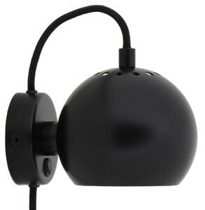 Lampă de perete FRANDSEN, Ball Magnet, Negru, Camera de zi, Metal, Design