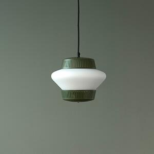Lustră Pendul Warm Nordic, Opal Arch, reglabil, Verde, Sala de mese, Metal, Design