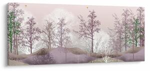 Tablou cu pădure (120x50 cm)