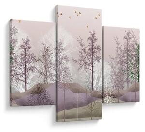 Tablou cu pădure (90x60 cm)