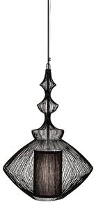 Lustră Pendul Forestier, Opium, reglabil, Negru, Camera de zi, Metal, Design
