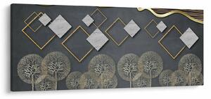 Tablou cu abstracție (120x50 cm)