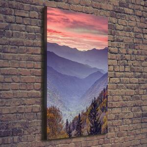 Tablou pe pânză canvas Ceață peste munți