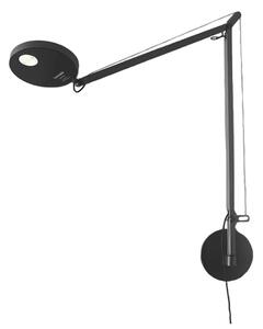 Lampă de perete Artemide, Demetra, reglabil, Negru, dormitor, Metal, Modern