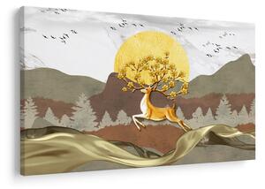 Tablou cu cerb (90x60 cm)