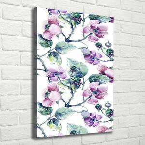 Imprimare tablou canvas flori murele