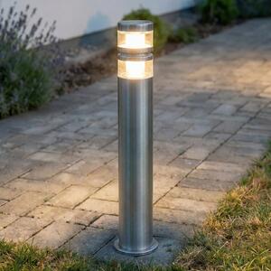 Lampă de Exterior Lindby, LANEA, Metalic, Terasă, Oțel inoxidabil, Modern