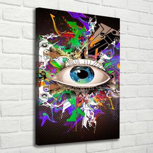 Tablou canvas ochi Abstracție