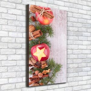 Tablou pe pânză canvas mere de Crăciun