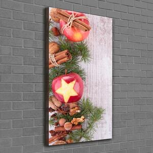 Tablou pe pânză canvas mere de Crăciun