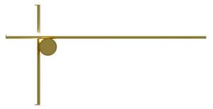 Lampă de perete FLOS, Coordinates, reglabil, Auriu / Alamă, Zona coridorului, Metal, Design