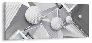Tablou geometric abstract (120x50 cm)