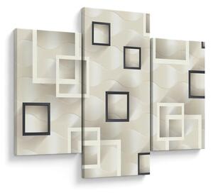Tablou geometric abstract (90x60 cm)
