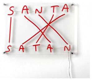 Lampă de masă SELETTI, Santa-Satan, reglabil, Roșu, Camera de zi, Plastic, Design