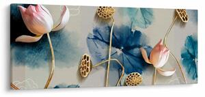Tablou cu flori (120x50 cm)