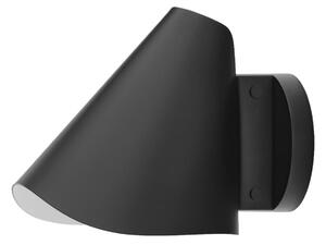 Lampă de perete &Tradition, Bonnet SC103, reglabil, Negru, Camera de zi, Aluminiu, Modern