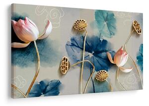 Tablou cu flori (90x60 cm)