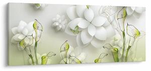 Tablou cu flori (120x50 cm)