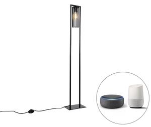 Lampă de podea modernă inteligentă neagră cu Wifi ST64 - Balenco Wazo