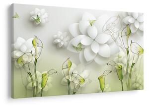 Tablou cu flori (90x60 cm)