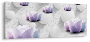 Tablou cu flori (120x50 cm)