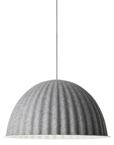 Lustră Pendul Muuto, Under the Bell, reglabil, Gri, Sala de mese, Țesătură / Textil, Scandinavă