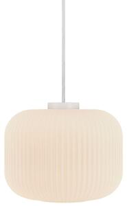 Lustră Pendul Nordlux, Milford 30, reglabil, Alb, Camera de zi, Sticlă, Scandinavă
