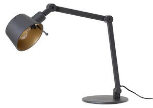 Lampă de masă Lucande, Silka, Negru, Studiu / Birou, Metal, Modern