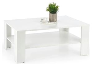 Masuta cafea KWADRO, alb, 110x65x53 cm