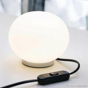 Lampă de masă FLOS, GLO-BALL, reglabil, Alb, Camera de zi, Sticlă, Design