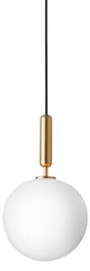 Lustră Pendul Nuura Aps, Miira 1 Large, reglabil, Auriu / Alamă, Camera de zi, Sticlă, Design