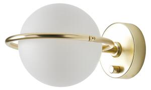 Lampă de perete Aromas del Campo, Abbacus, reglabil, Auriu / Alamă, Camera de zi, Metal, Modern