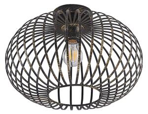 Plafoniere Lindby, Rosalea, reglabil, Negru, Camera de zi, Metal, Modern