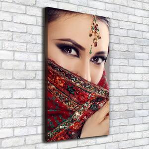 Tablou pe pânză canvas femeie indiană