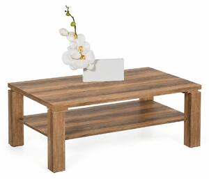 Masuta cafea RUBIK, nuc, PAL, 110X70X43 cm