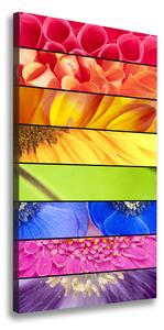 Print pe canvas flori colorate