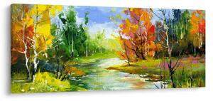 Tablou - Peisaj - pictură (120x50 cm)