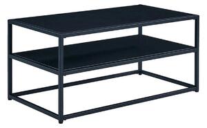Masuta cafea Symphony A, negru, PAL laminat/metal, 90x50x42 cm
