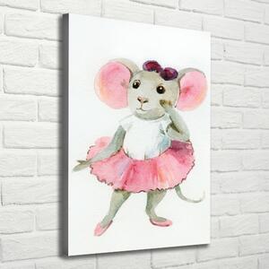 Print pe canvas mouse-balerină